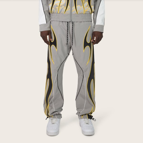 Smoke Rise - Gear Shift Windbreaker Pant (Light Grey)