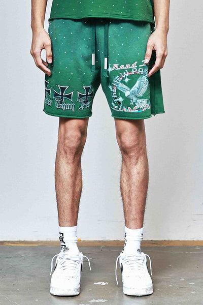 First Row - New Paradigm Iron Faith Shorts (Green)