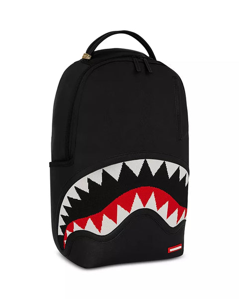 Sprayground - Fly Knit Mouth Satin Backpack (Black)