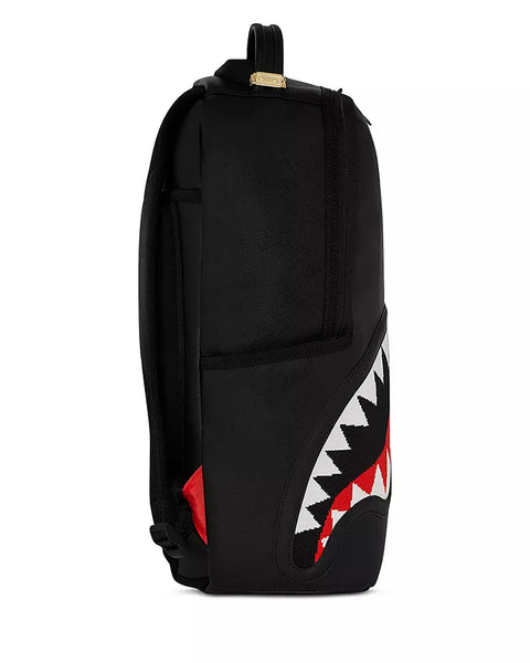 Sprayground - Fly Knit Mouth Satin Backpack (Black)