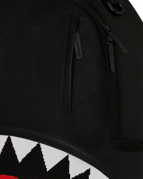 Sprayground - Fly Knit Mouth Satin Backpack (Black)