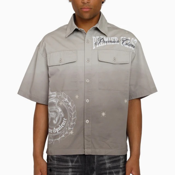 Smoke Rise - Premier Class SS Button Down Shirt (Dove)