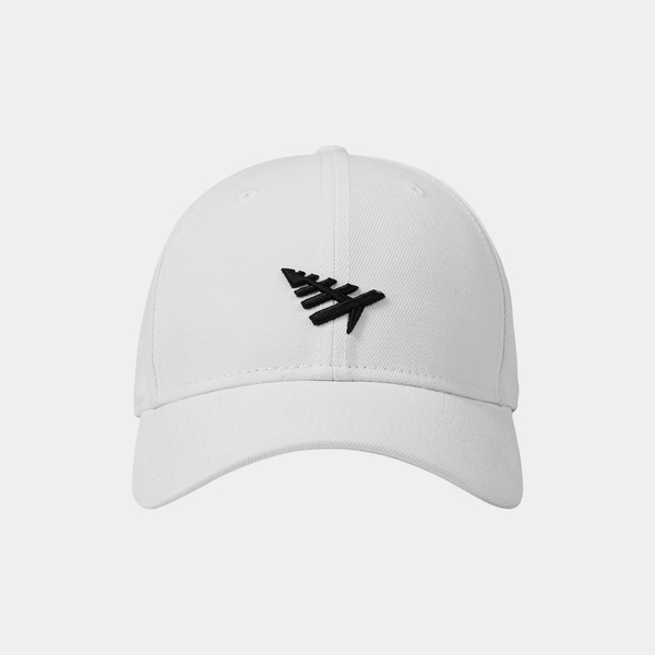 Light Gray Paper Planes - Icon II Dad Hat (White)