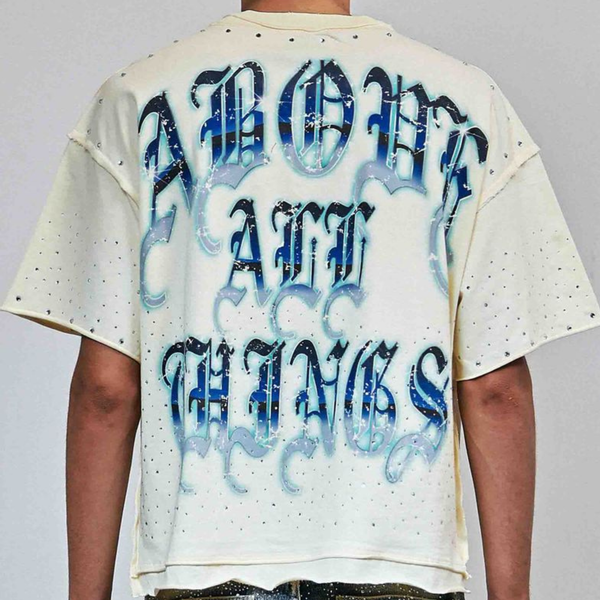 Gray First Row - Above All Things Skyborne Tee (Cream)
