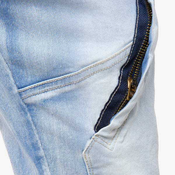 Copper Rivet - Front Zipper Pocket Jeans (LSB)