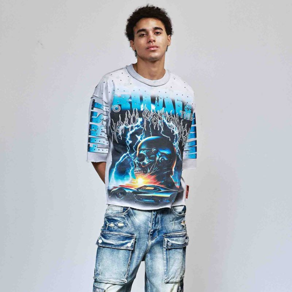 Light Gray First Row - New Paradigm Faster Than Fear Tee (Grey)