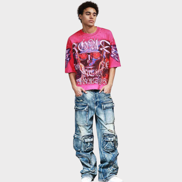 Lavender First Row - New Paradigm Electric Rush Tee (Pink)