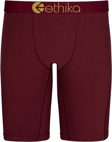 Ethika - Righteous Port Solid Boxer (Maroon)