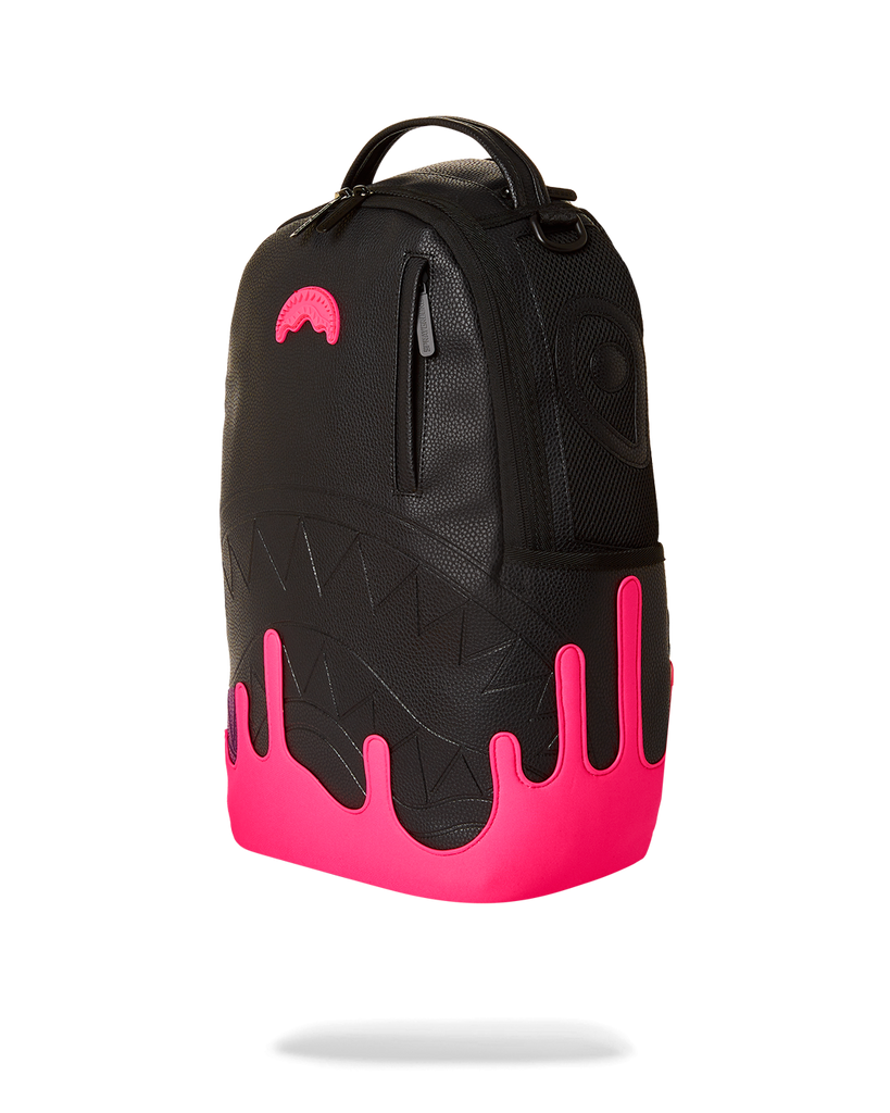 Sprayground Backpack - Shark Trip DLX PINK Updrip Paint PINK