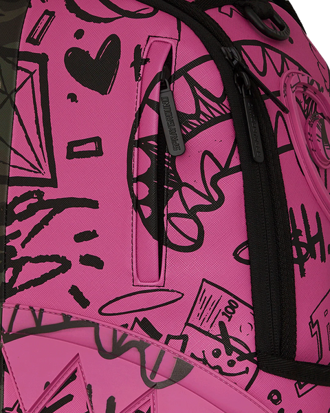 Sprayground - Split Pink And Camo Backpack