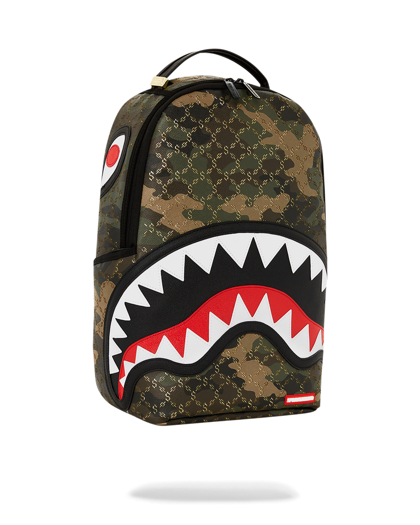 Sprayground - $ Pattern Over Camo DLXSV Backpack – Octane