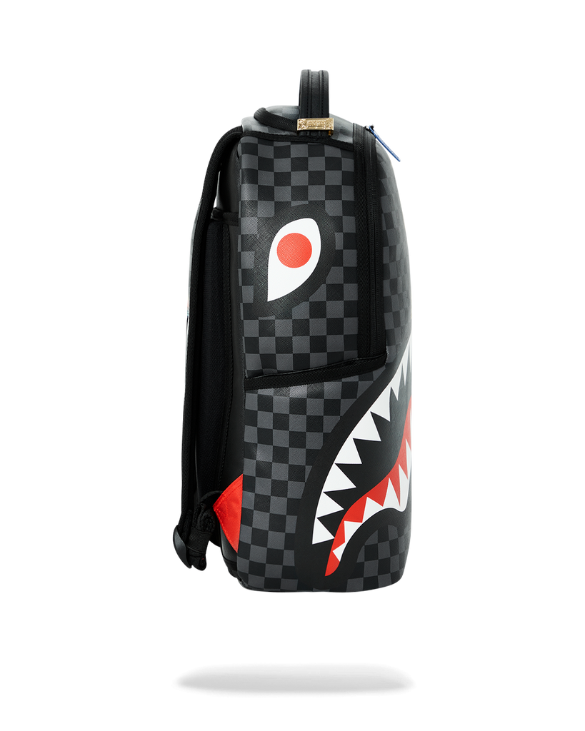 SPRAYGROUND: Sharks in Paris Paint Grey DLXSV Backpack