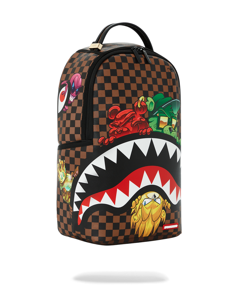 Sprayground Sharks In Paris Sneakin Peakin Backpack Octane