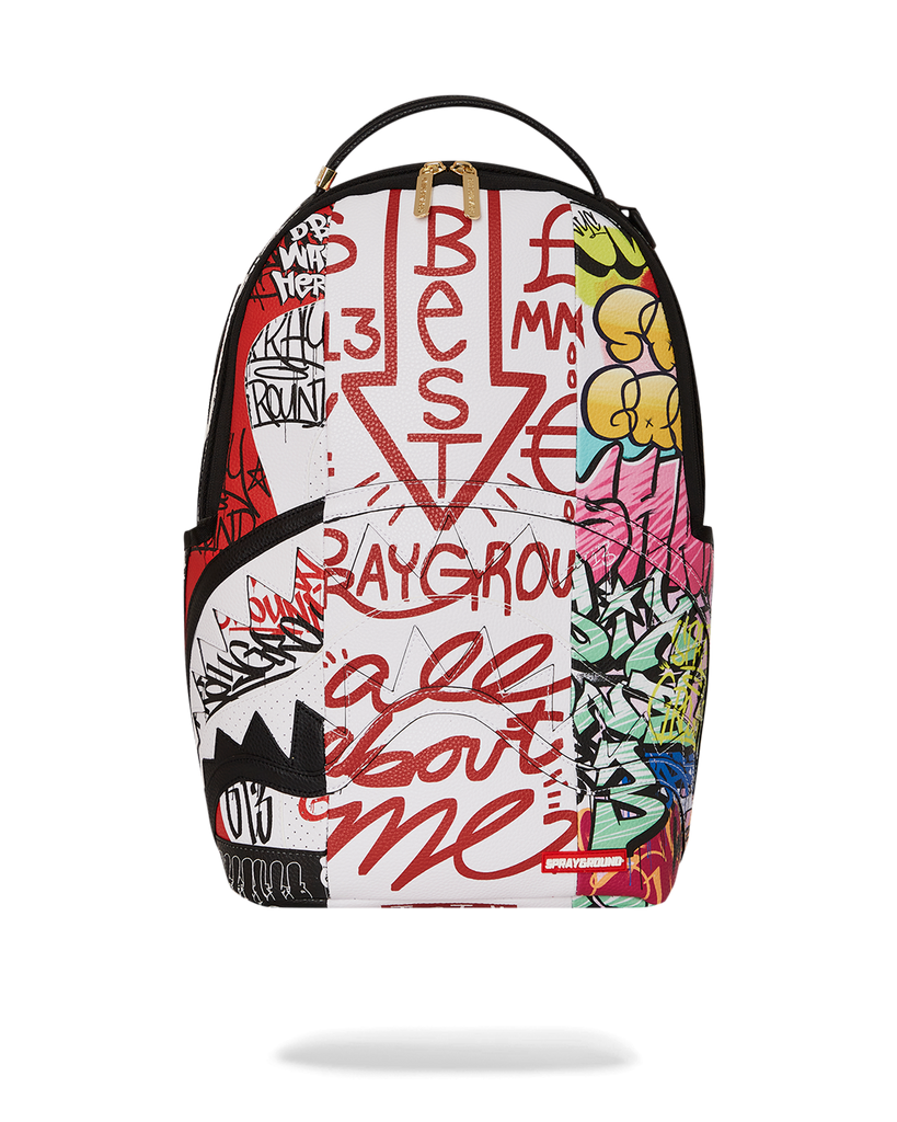 Sprayground - Tri Split Graffiti DLXSV Backpack – Octane