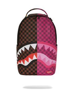Sprayground - Split Sip Pink Check Backpack