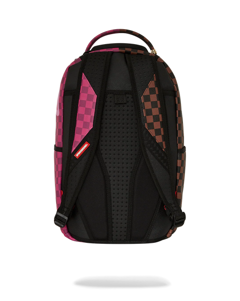 Sprayground - Split Sip Pink Check Backpack