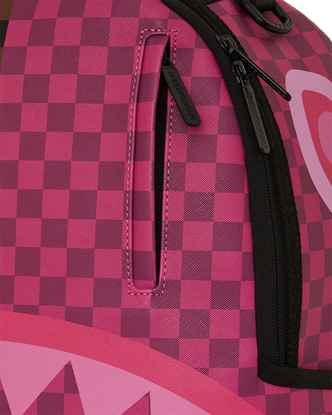 Sprayground - Split Sip Pink Check Backpack