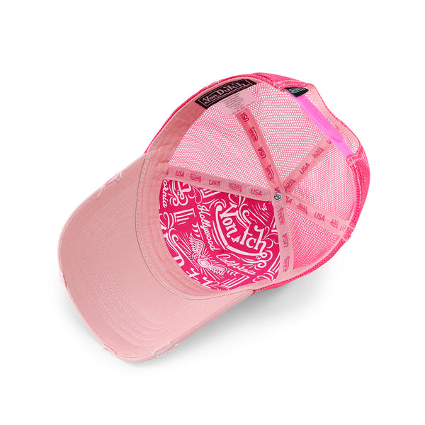 Von Dutch - Staple Trucker Hat (Pink Tint)