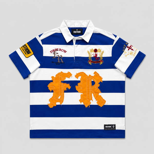 First Row - Current Club Polo Shirt (Navy/White)