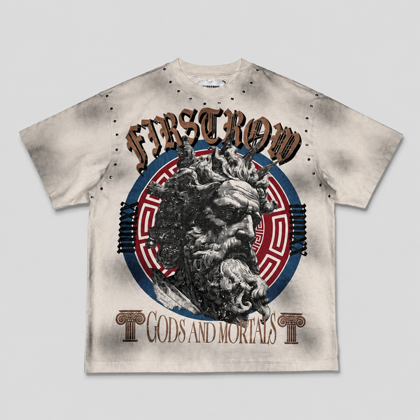 Light Gray First Row - Gods And Mortals Divine Relic Tee (Light Grey)