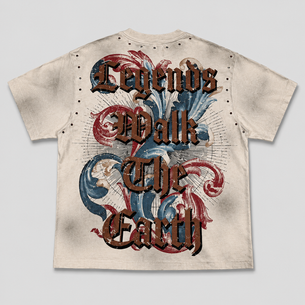 Light Gray First Row - Gods And Mortals Divine Relic Tee (Light Grey)