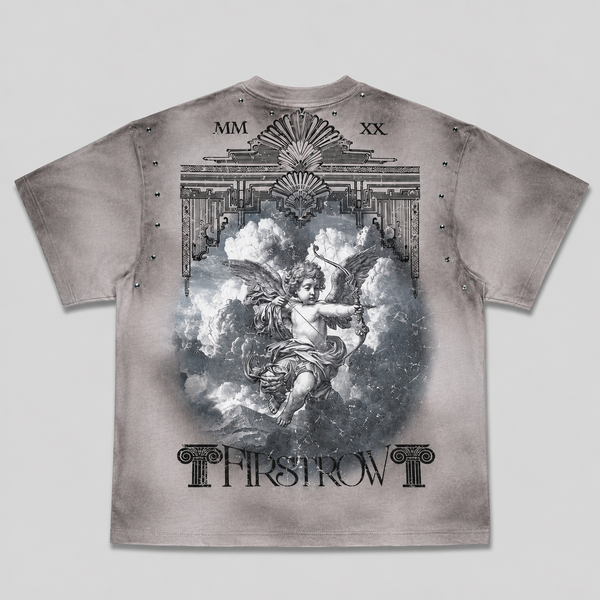 Light Gray First Row - Gods And Mortals Celestial Balance Tee (Grey)