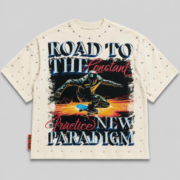 Light Gray First Row - New Paradigm Constant Practice Tee (Cream)