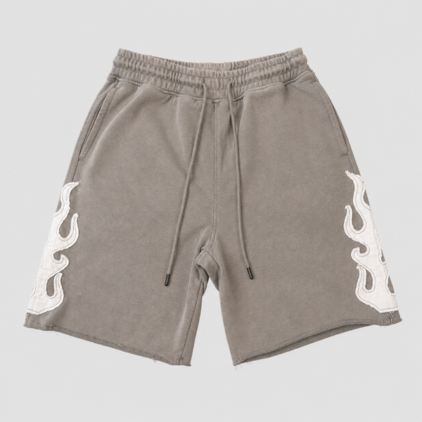 Copper Rivet - Flame Shorts (Khaki)