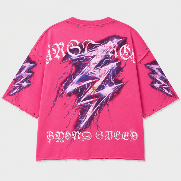 Lavender First Row - New Paradigm Electric Rush Tee (Pink)