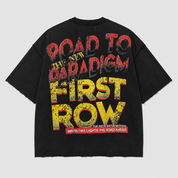 Black First Row - New Paradigm Driving High Tee (Black)