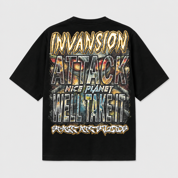 Space Ape - Alien Earth T-Shirt (Black)