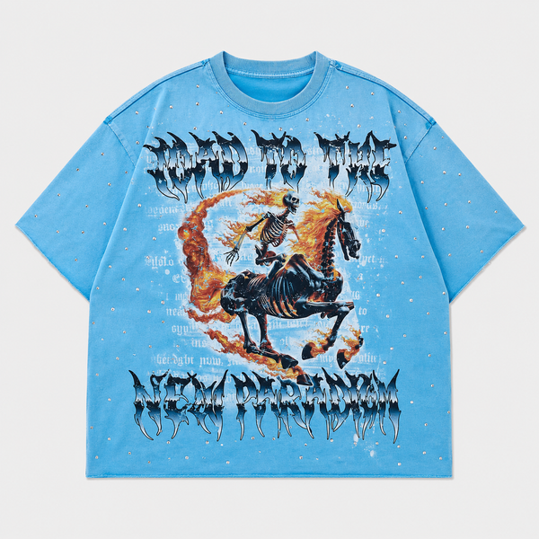 First Row - New Paradigm Ride The Fire Tee (Blue)