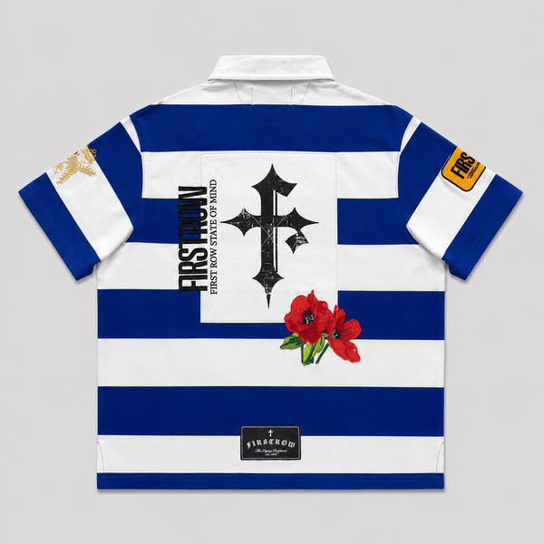 First Row - Current Club Polo Shirt (Navy/White)