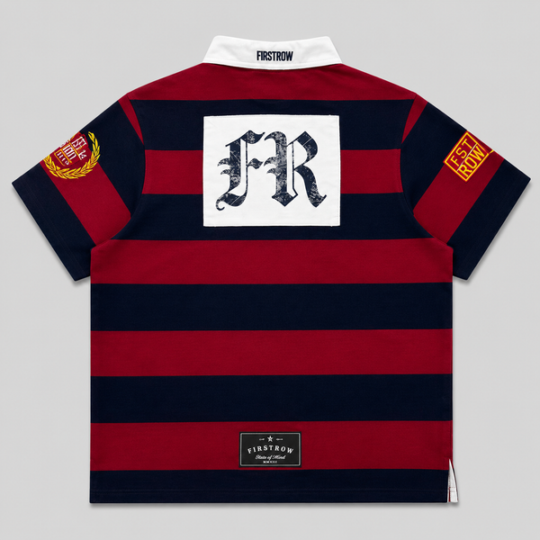 First Row - Match Day Club Polo Shirt (Black/Red)