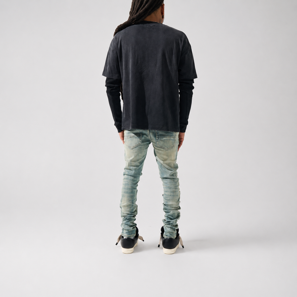 Lavender Serenede - Dynasty Jeans (Mid Blue)