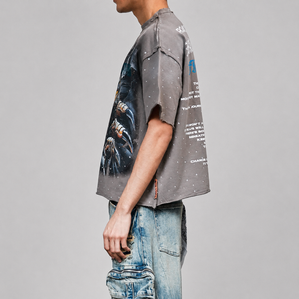 Gray First Row - New Paradigm Trust Talon Tee (Brown)