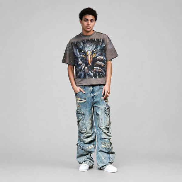 Light Gray First Row - New Paradigm Trust Talon Tee (Brown)