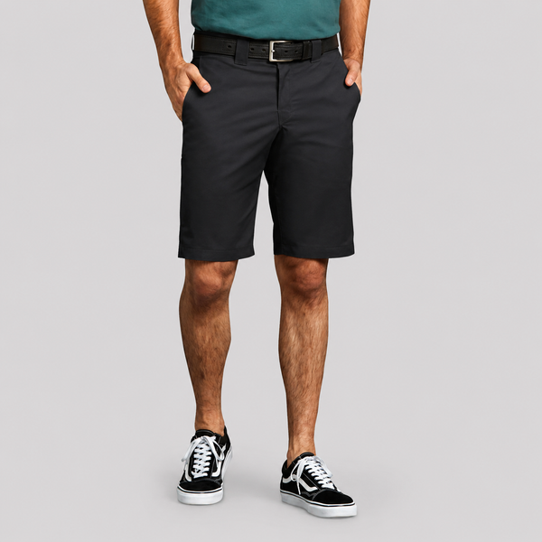 Dickies - Slim Fit Work Shorts, 11" (Black)