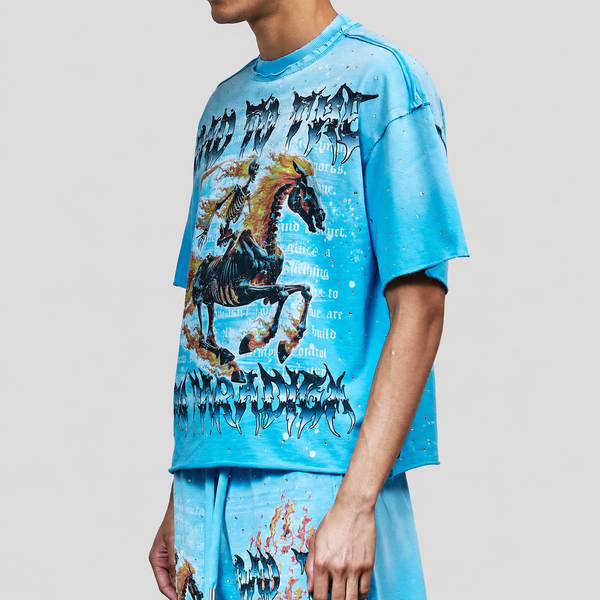 First Row - New Paradigm Ride The Fire Tee (Blue)