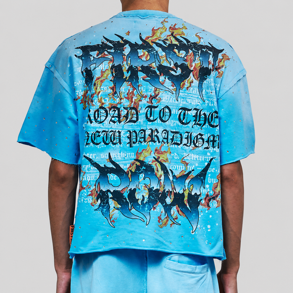 First Row - New Paradigm Ride The Fire Tee (Blue)