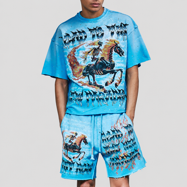 First Row - New Paradigm Ride The Fire Tee (Blue)