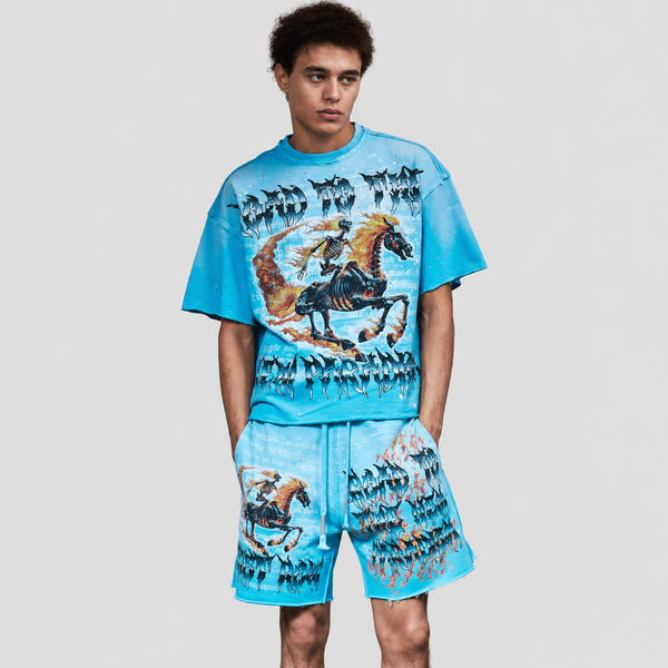 First Row - New Paradigm Ride The Fire Tee (Blue)