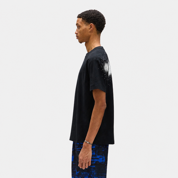 Lavender Purple - Pixelated Jersey Tee (Black)