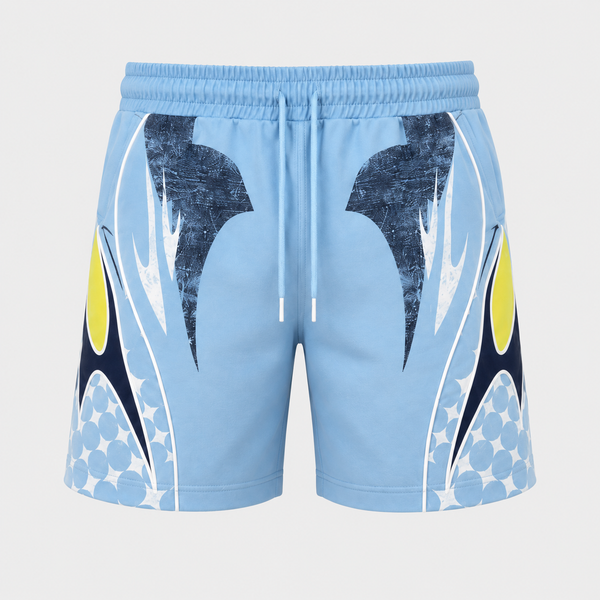 Smoke Rise - Republic Windbreaker Shorts (Boy Blue)