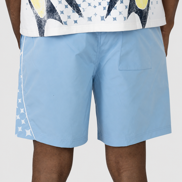 Smoke Rise - Republic Windbreaker Shorts (Boy Blue)