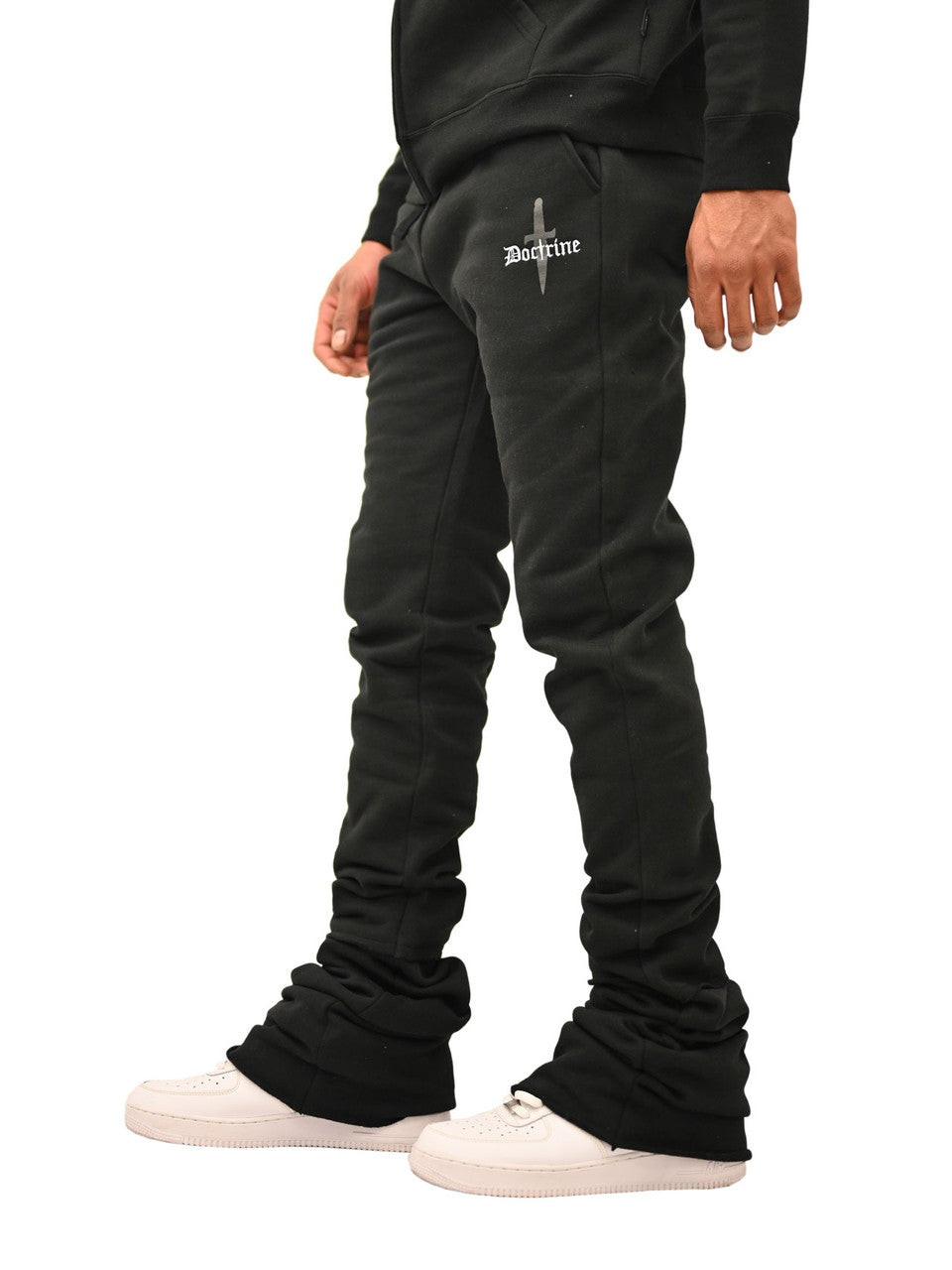 Rockstar Original - Sniper Black Super Stacked Flare Jeans (Black) – Octane