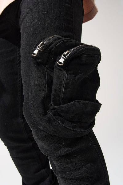 Serenede - Dua Stacked Jeans (Black)