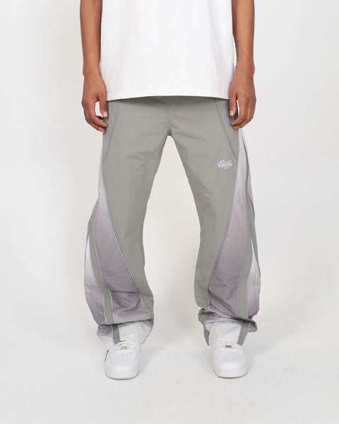 Light Gray EPTM. - Laguna Nylon Reflective Piping Pants (Grey)