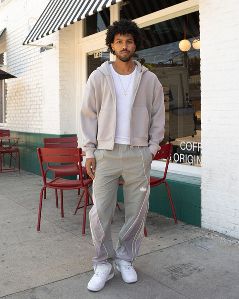 Light Slate Gray EPTM. - Laguna Nylon Reflective Piping Pants (Grey)