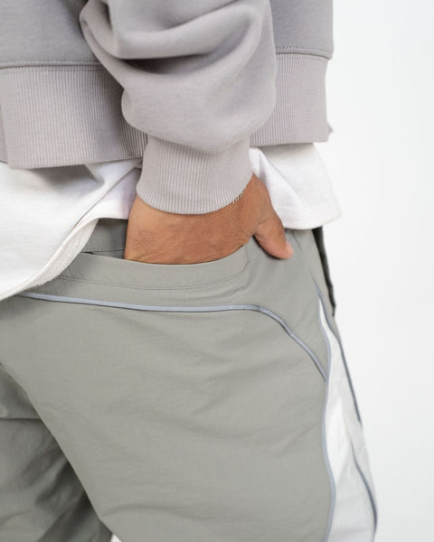 Dark Gray EPTM. - Laguna Nylon Reflective Piping Pants (Grey)
